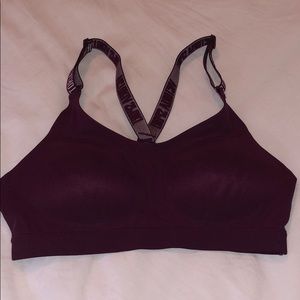Victoria’s Secret burgundy sports bra